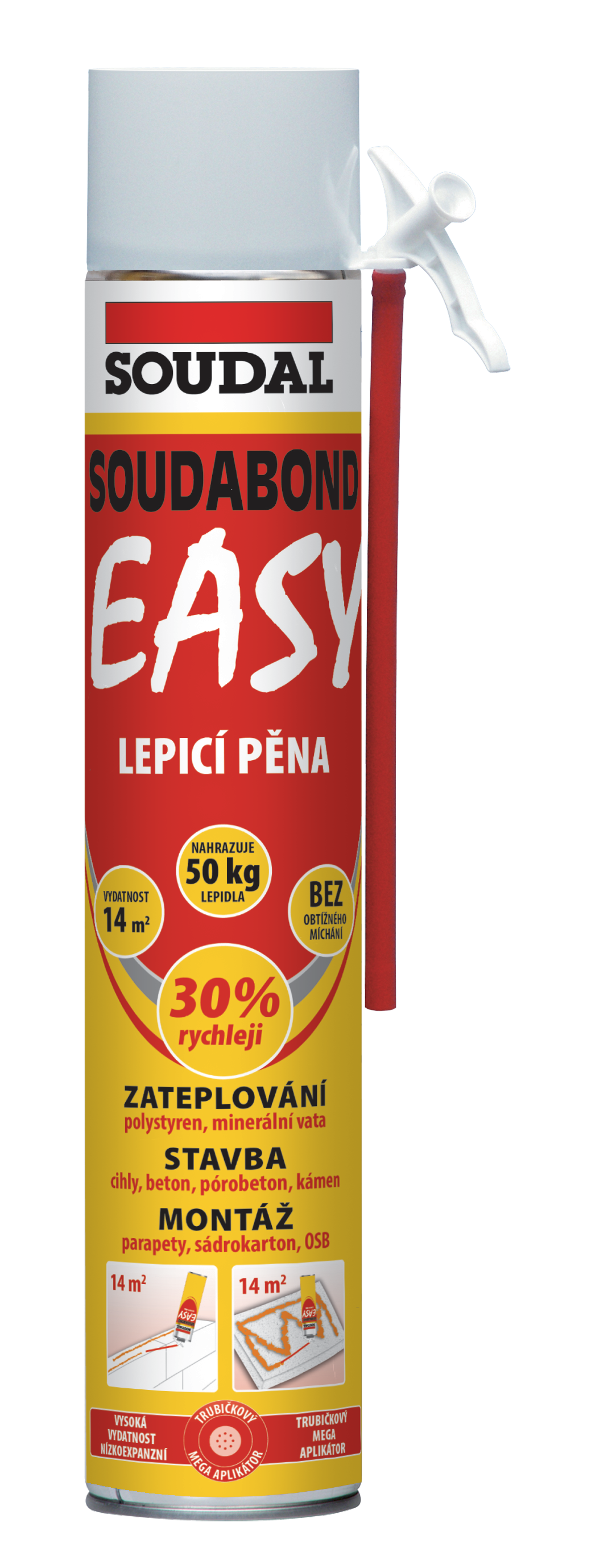 Soudal Soudabond EASY PU pena trubičková 750 ml