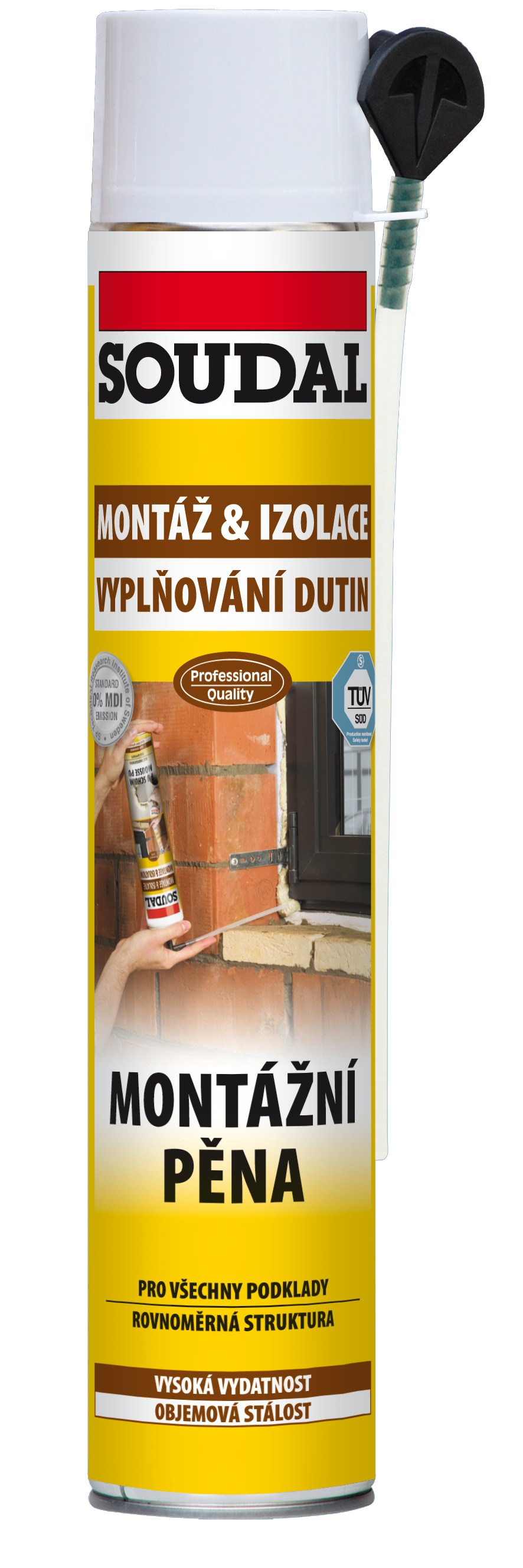 Soudal Montážna pena trubičková 750 ml