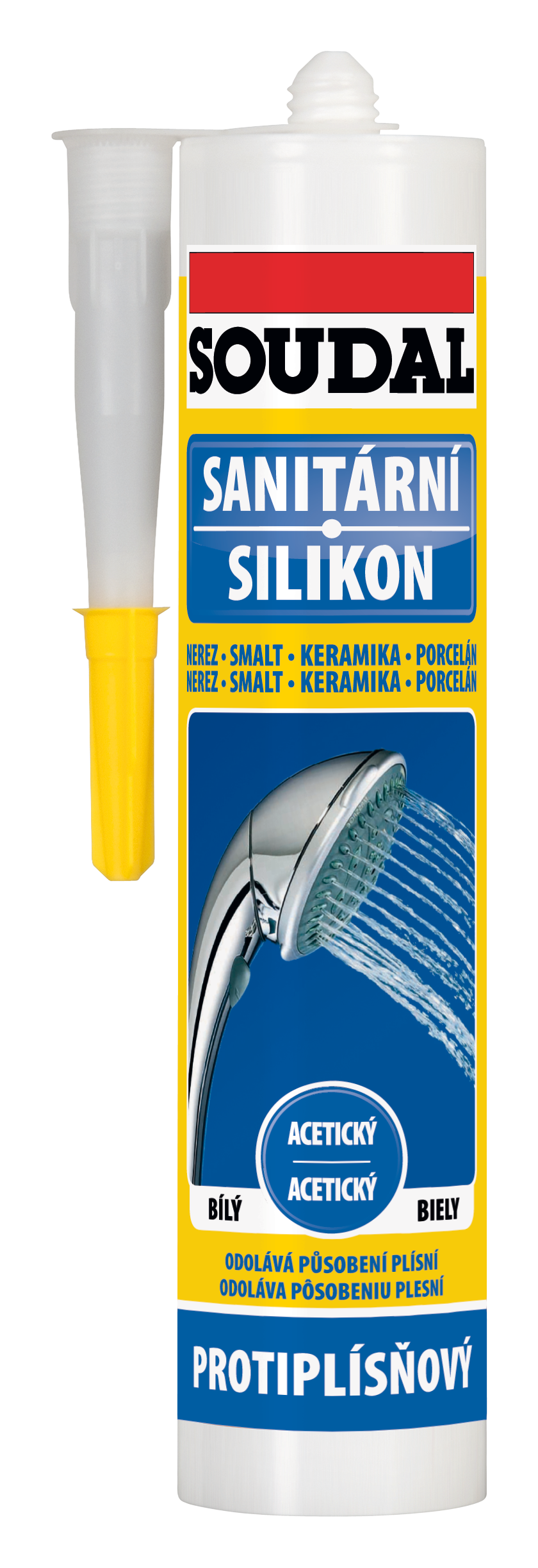 Soudal Sanitárny silikón 280 ml