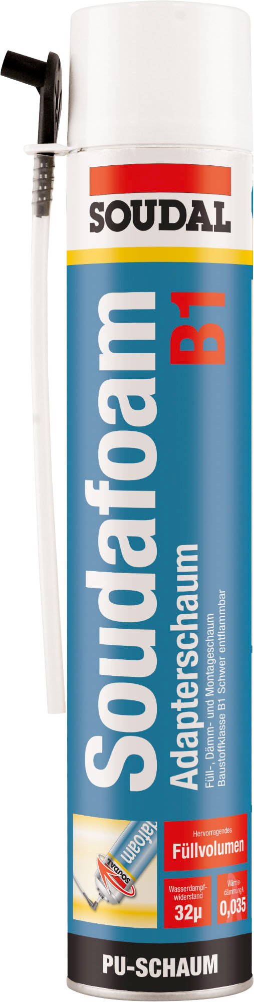 Soudal Soudafoam B1 Protipožiarna PU pena 750 ml