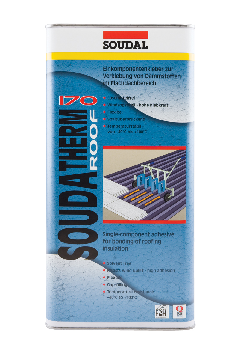 Soudal Soudatherm Roof 170 Polyuretánové lepidlo na ploché strechy 5,5 kg