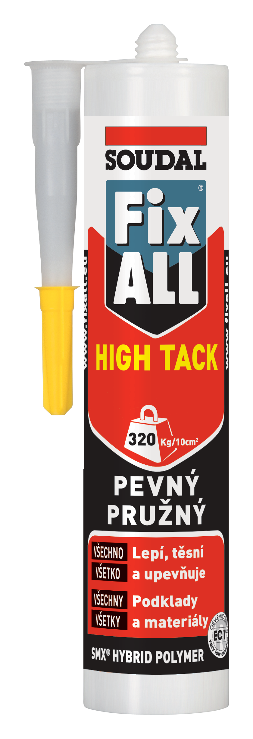Soudal Fix ALL HIGH TACK lepiaci tmel hnedý 290ml