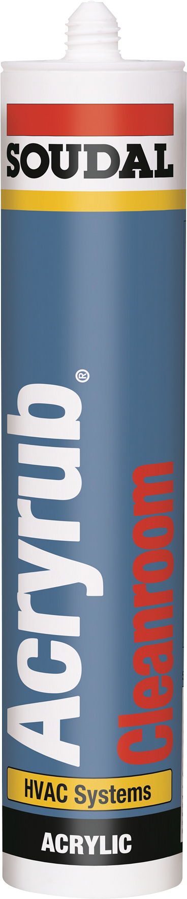 Soudal Acryrub Cleanroom tmel na báze akrylátu šedý 310ml