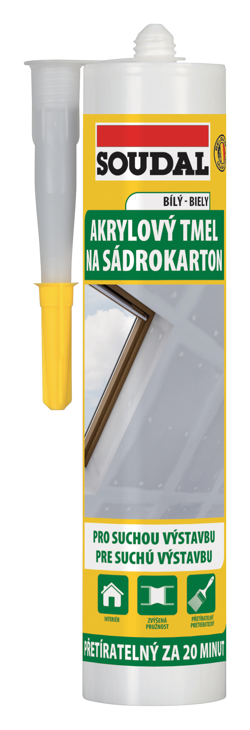 Soudal Akrylový tmel na sádrokarton 280ml