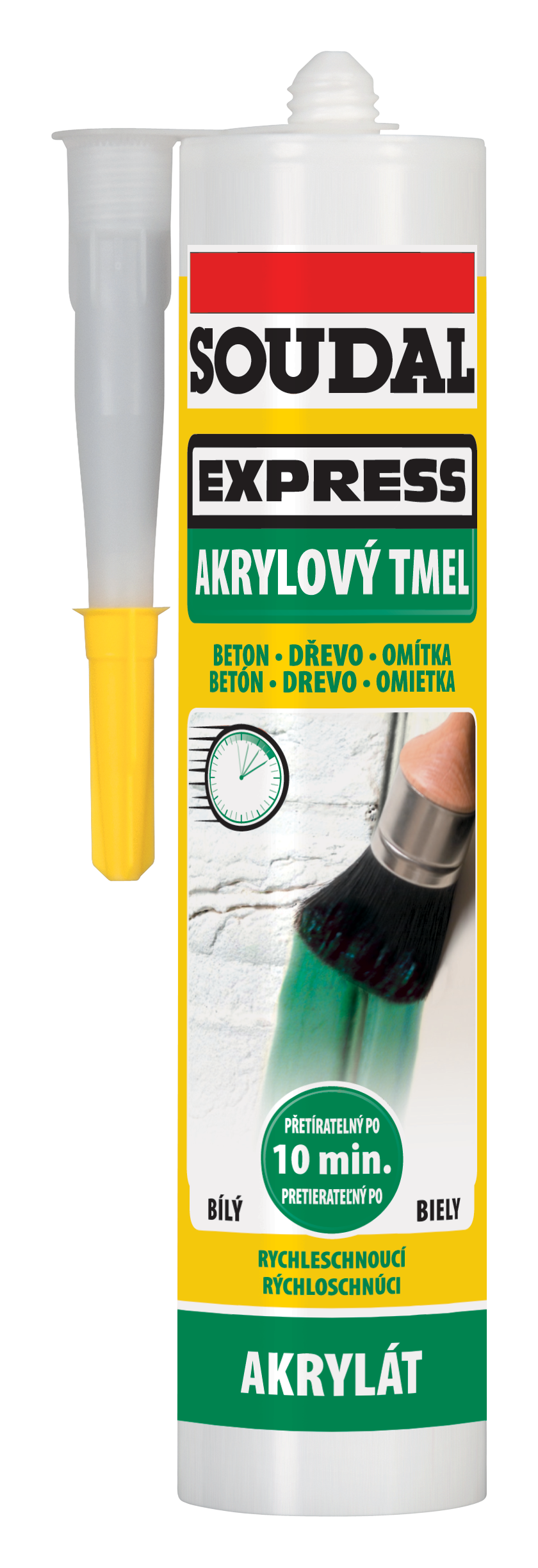 Soudal Express Akrylový tmel biely 280ml