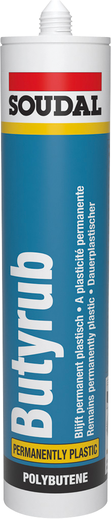 Soudal Butyrub tmel na báze polybuténu čierny 300ml