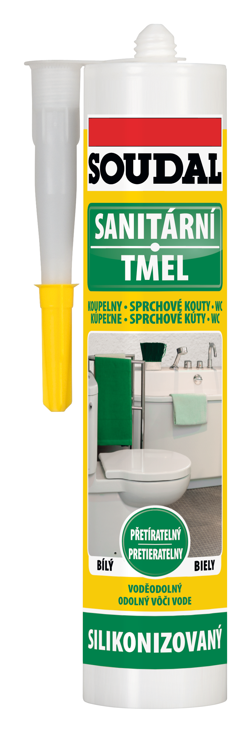 Soudal Sanitárny tmel biely 280 ml