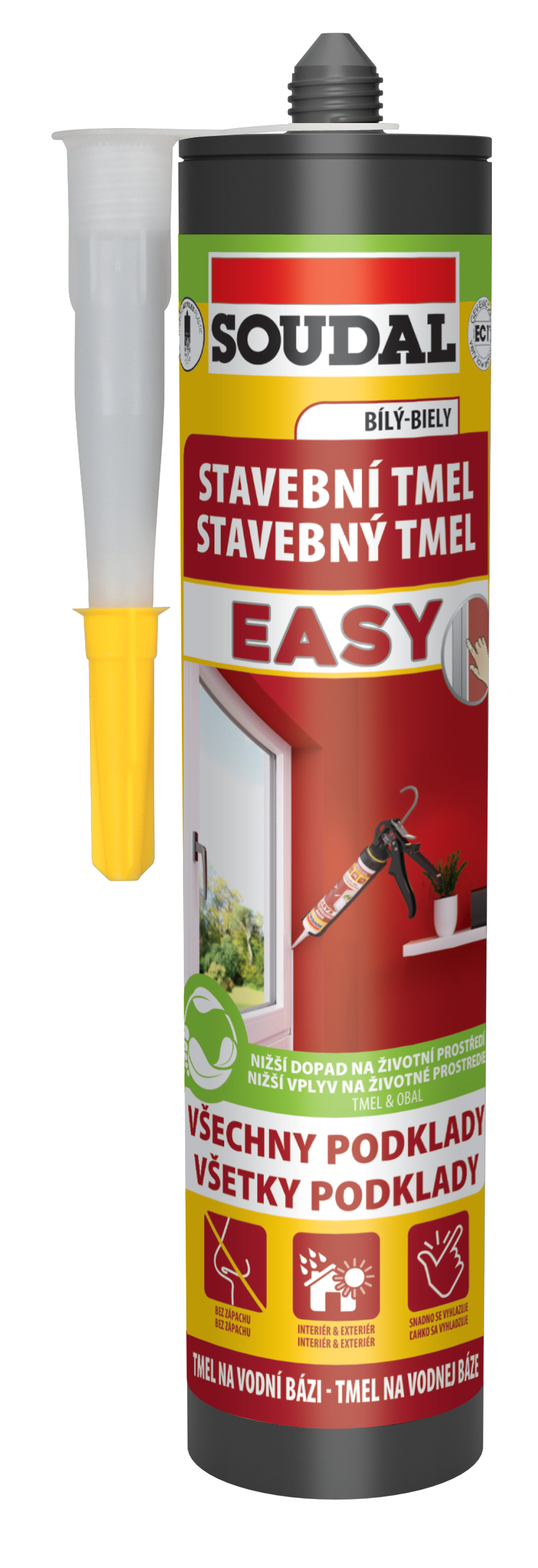 Soudal EASY stavebný tmel biely 280ml