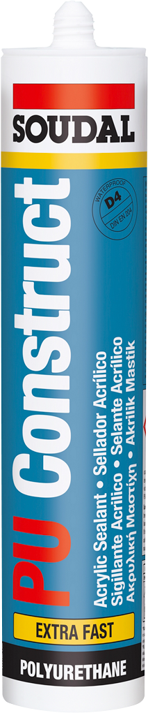 Soudal PU CONSTRUCT Vodovzdorné univerzálne stavebné lepidlo 310 ml