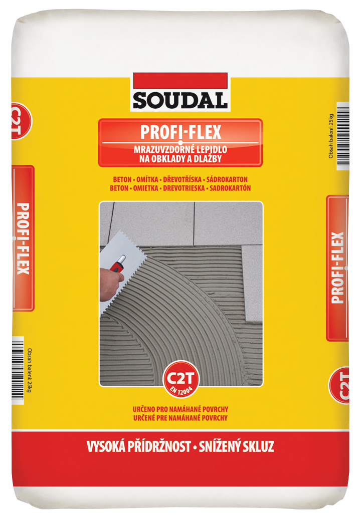 Soudal PROFI-FLEX Mrazuvzdorné cementové lepidlo 25 kg
