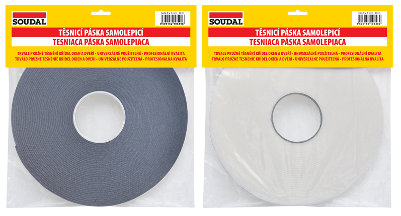 Soudal Tesniaca páska šedá 9/3mm 20 m