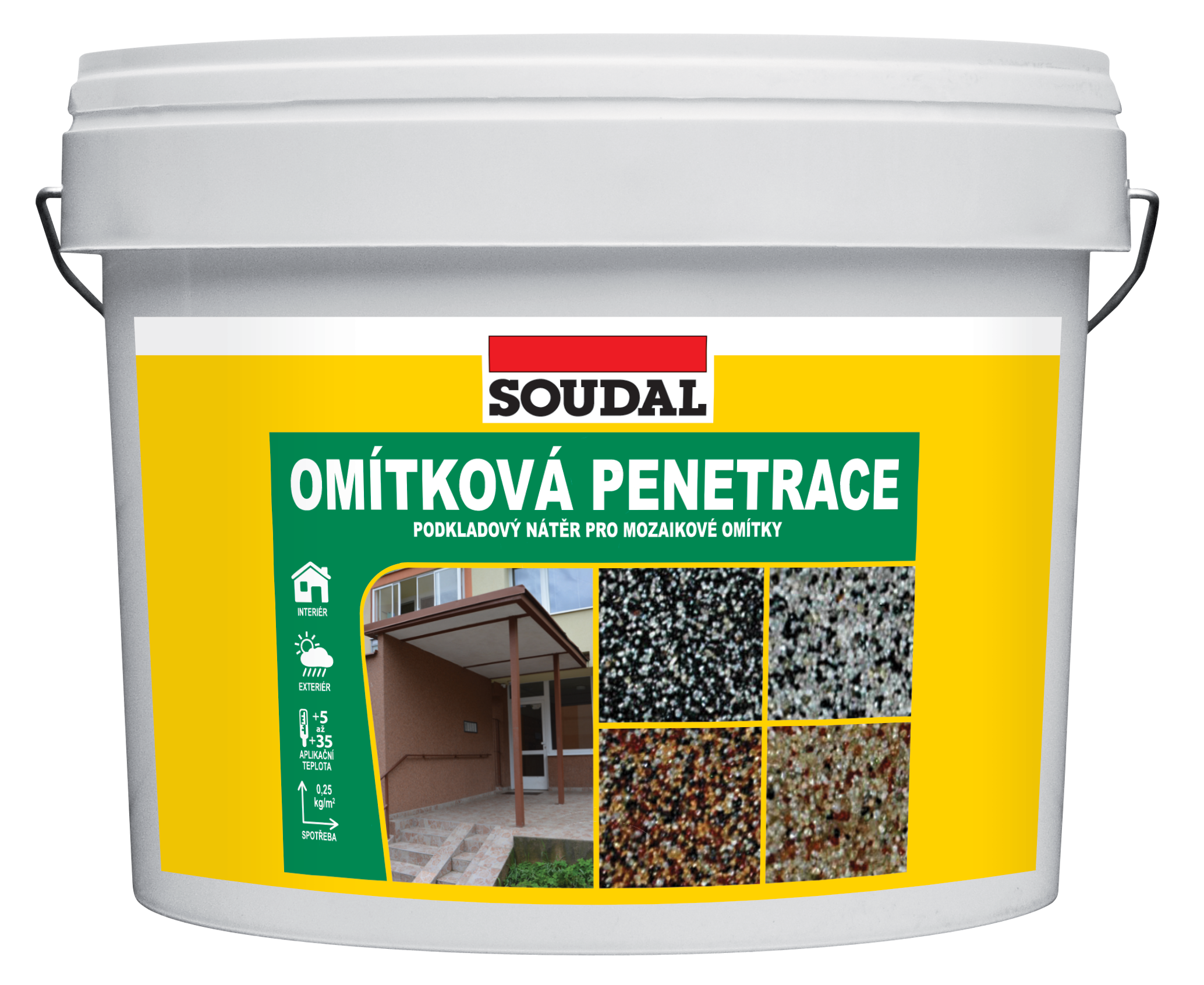 Soudal omietková penetrácia šedá 4,5 kg