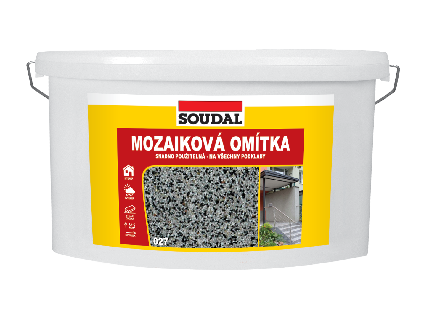 Soudal Mozaiková omietka Svetlý piesok 044 8 kg