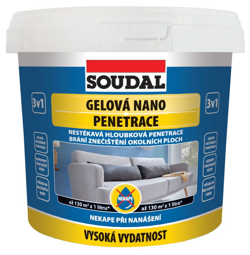 Soudal gélová Nano penetrácia 2,5 L
