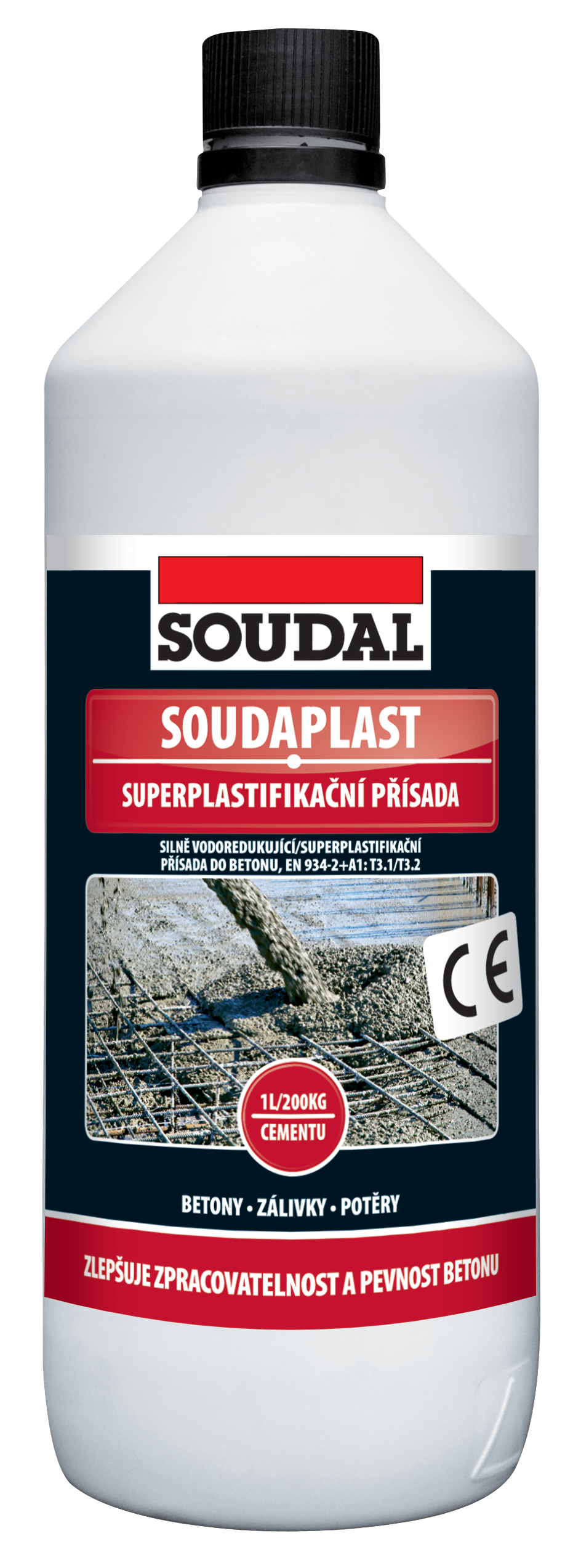 Soudal SOUDAPLAST Superplastifikačná prísada 1 l