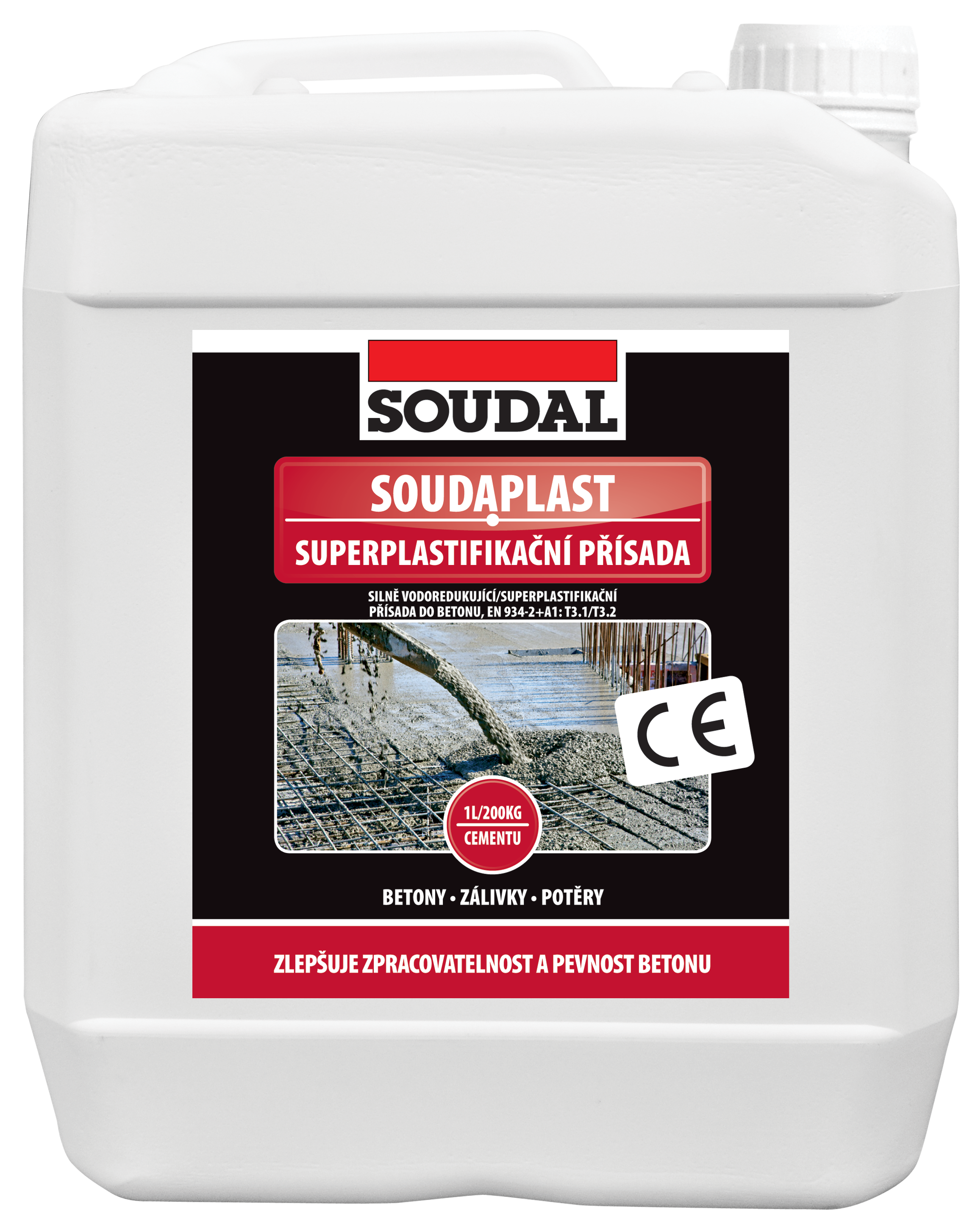 Soudal SOUDAPLAST Superplastifikačná prísada 5l