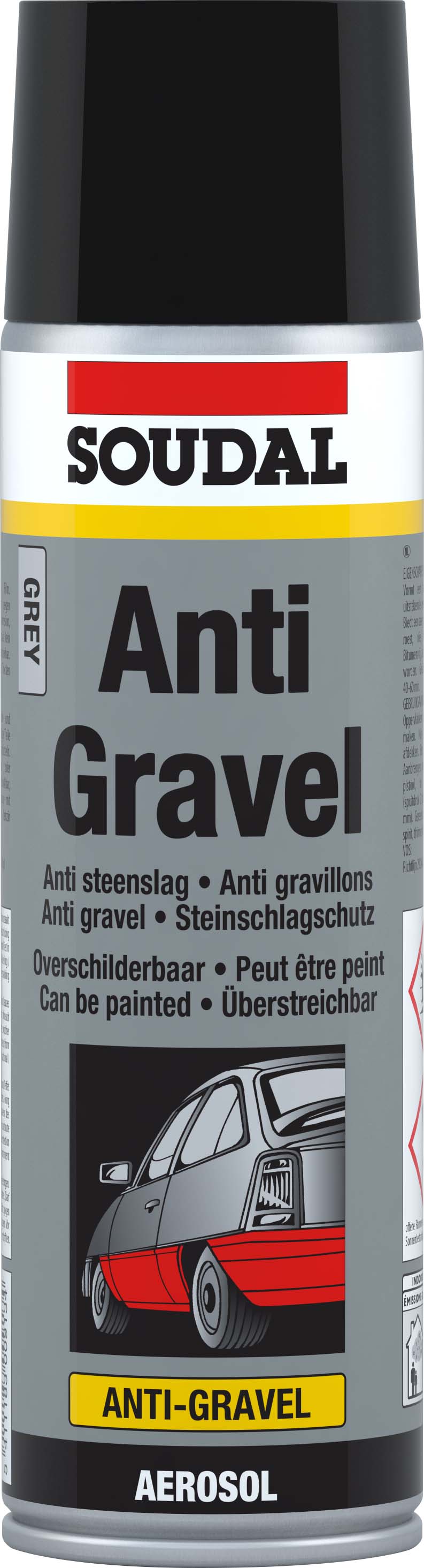Soudal Antigravel aerosol šedý 500ml