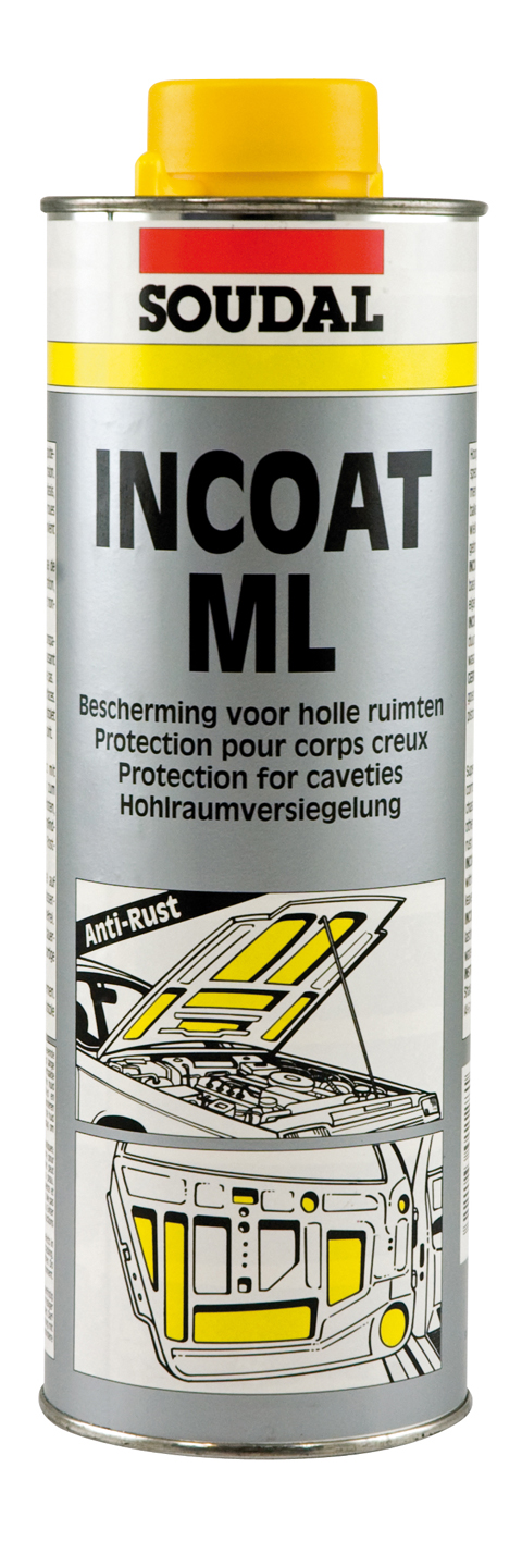 Soudal Incoat ML aerosol nástrek na antikoróznu ochranu dutín 500ml