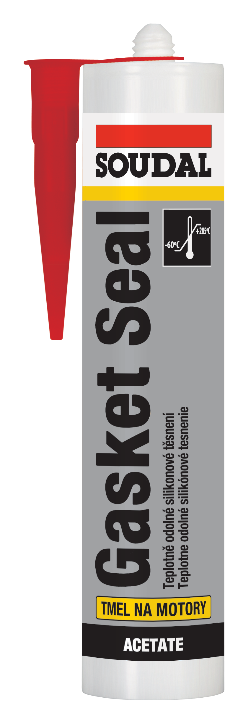 Soudal GASKETSEAL Tmel na motory čierny 310ml