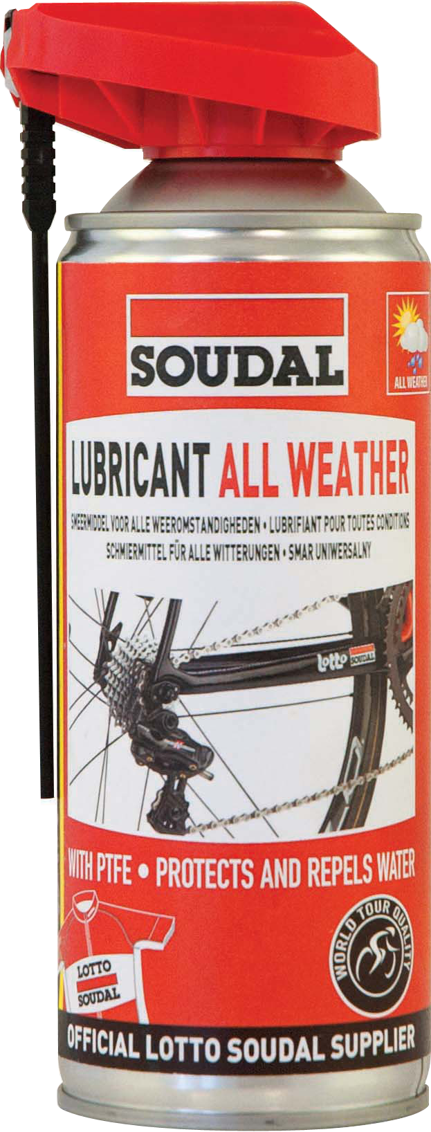 Soudal Lubricant All Weather 400ml PTFE mazivo
