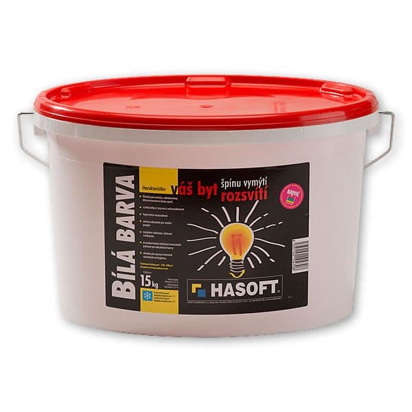 Hasoft Farba interiérová 15 kg Biela
