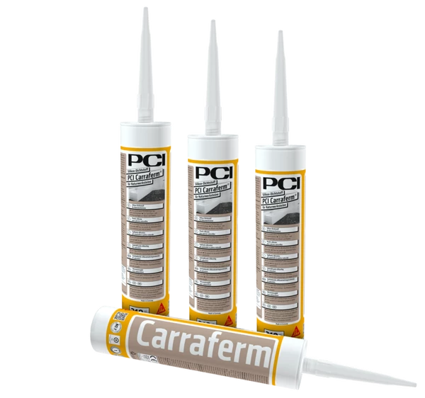 PCI Carraferm - Silikónová špeciálna neutrálna tesniaca hmota Sand grey 310 ml