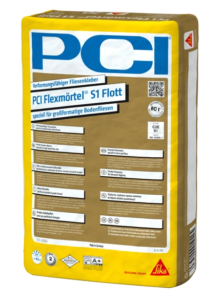 PCI Flexmörtel S1 Flott - Flexibilné lepidlo pre veľkoformátové dlažby C2E S1 20 kg