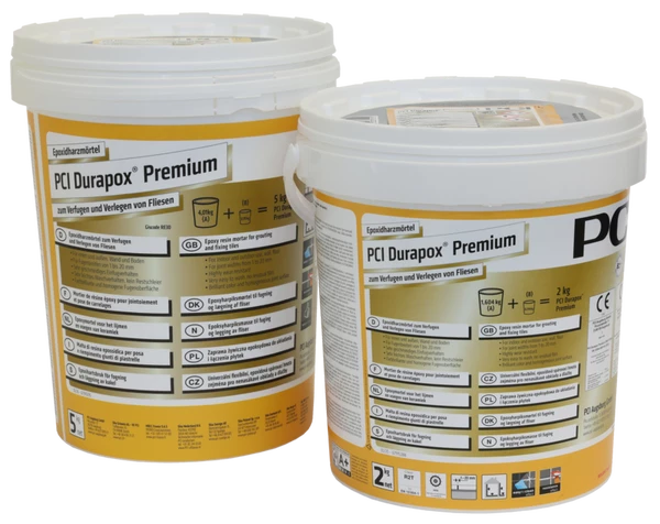 PCI Durapox Premium - Epoxidová hmota na lepenie a škárovanie obkl. a dlažieb Basalt 5 kg