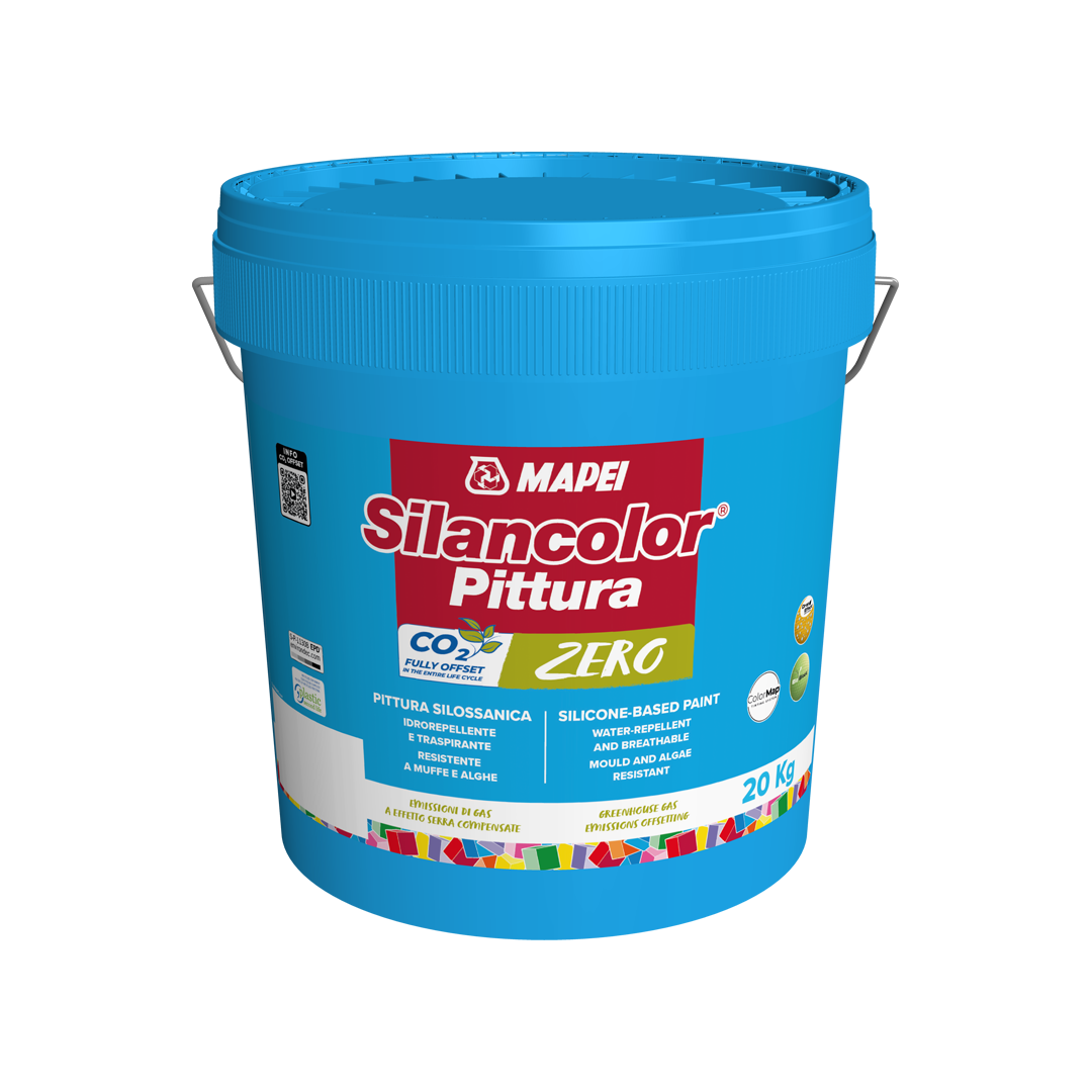 Mapei Silancolor Pittura Zero – silikónová fasádna farba 20 Biela kg