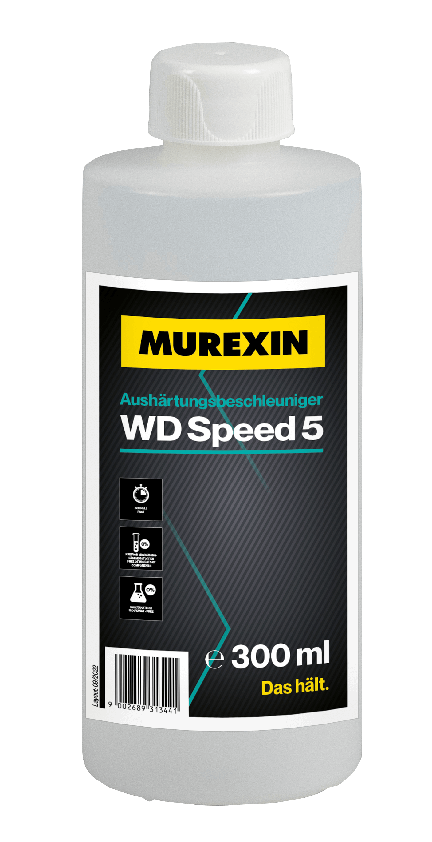 Murexin Urýchľovač tuhnutia WD SPEED 5 - 300ml