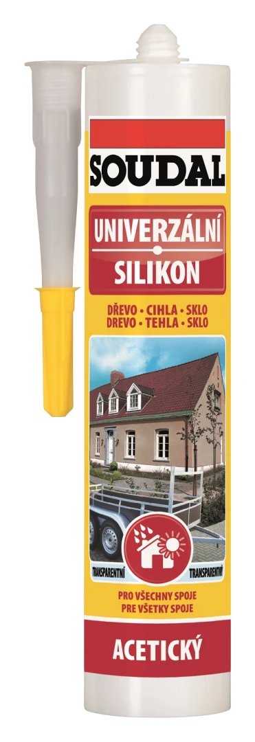 Soudal Univerzálny silikón 60 ml - Biely        .