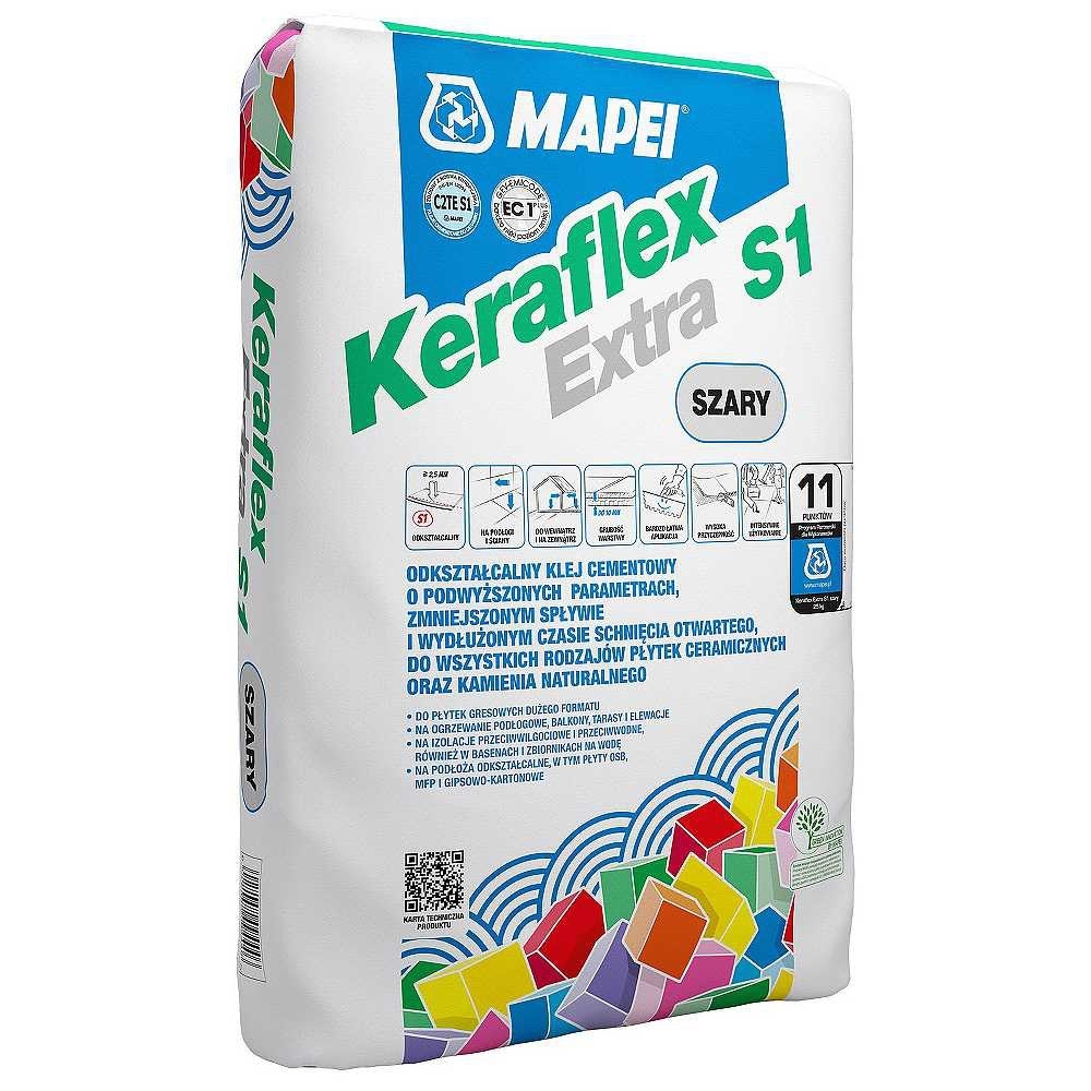 Mapei Cementové lepidlo KERAFLEX EXTRA S1 25 kg šedý