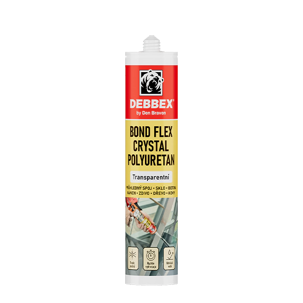 Den Braven BOND FLEX CRYSTAL polyuretán 300 ml