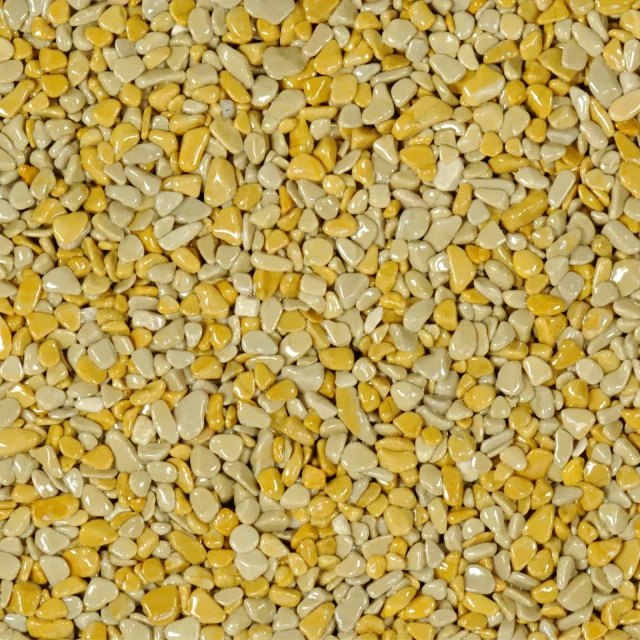TOPSTONE Mramorové kamienky Giallo Mori 2-4	 - 25 kg 