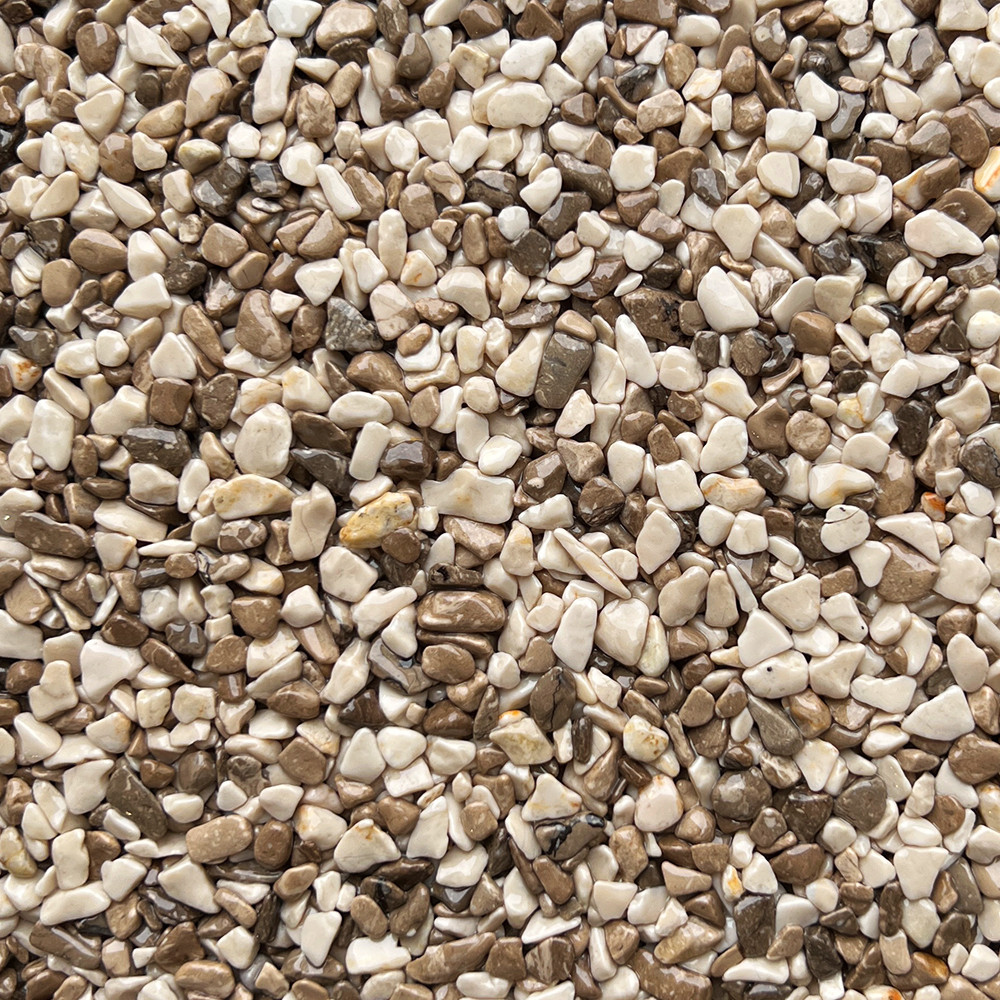 TOPSTONE Mramorové kamienky MIX Litore 4-7 (M04 + M15)*  25kg + 25 kg 