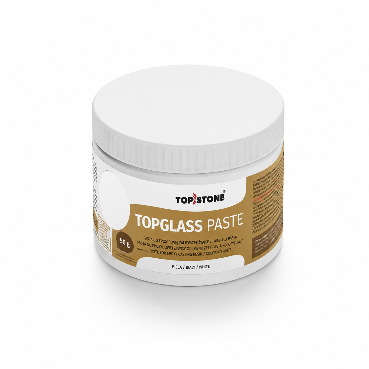 TOPSTONE TopGlass Paste BIELA 50 g
