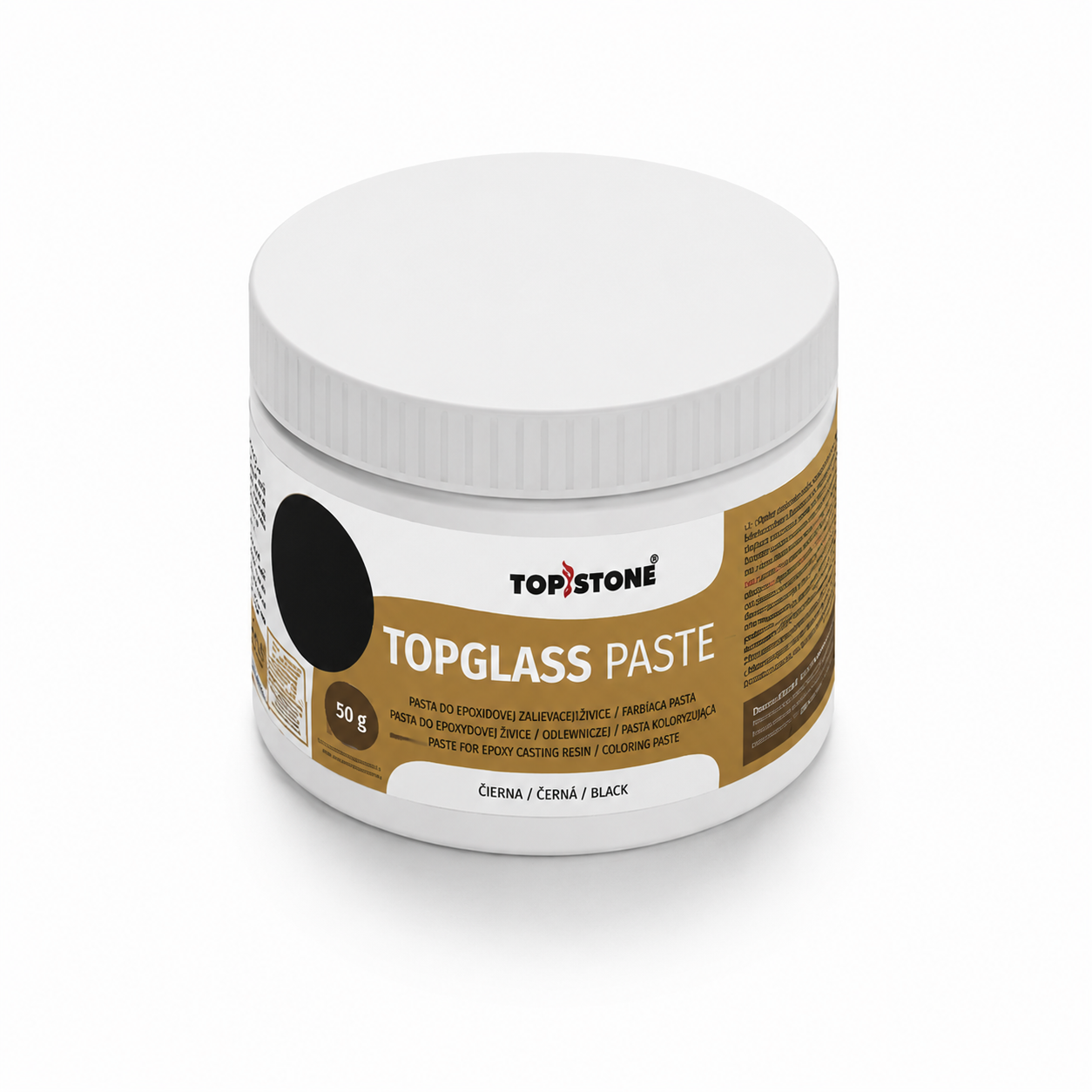 TOPSTONE TopGlass Paste ČIERNÁ 50g