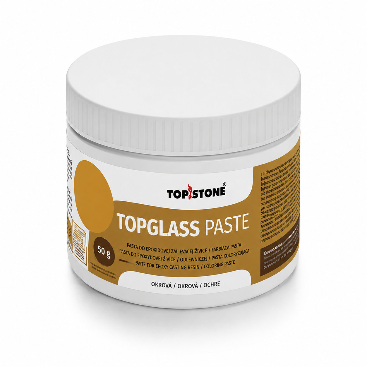 TOPSTONE TopGlass Paste OKROVÁ 50g