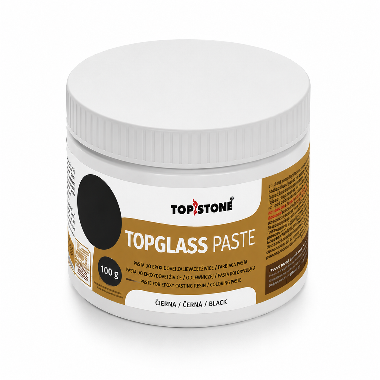 TOPSTONE TopGlass Paste ČIERNA 100 g