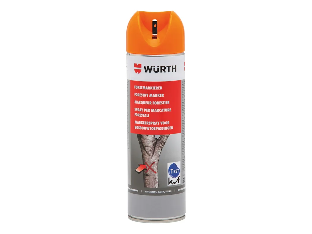 Würth Lesnícky značkovač  ZNAČKOVÝ SPREJ STAVEBNÝ NEON ČERVENÝ 500 ml 