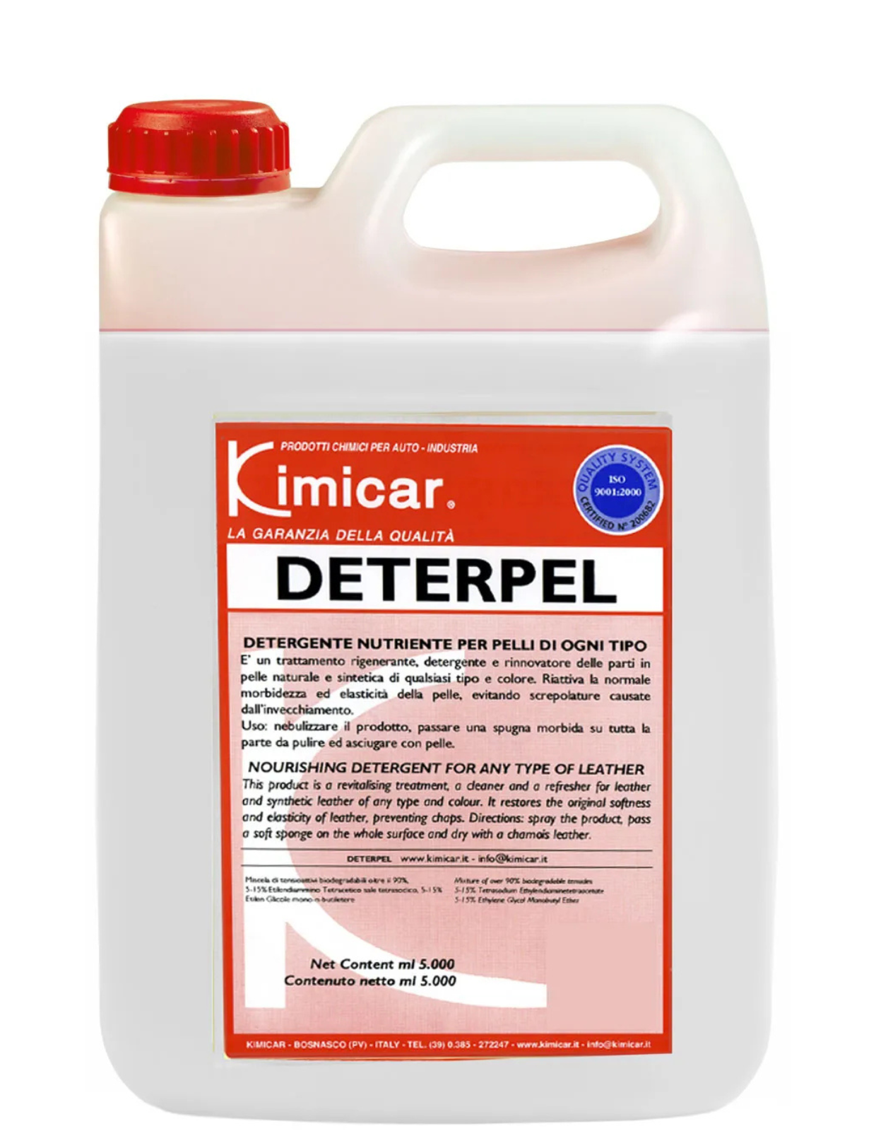 Kimicar DETERPEL regeneračný čistiaci prostriedok na kožu 5 l