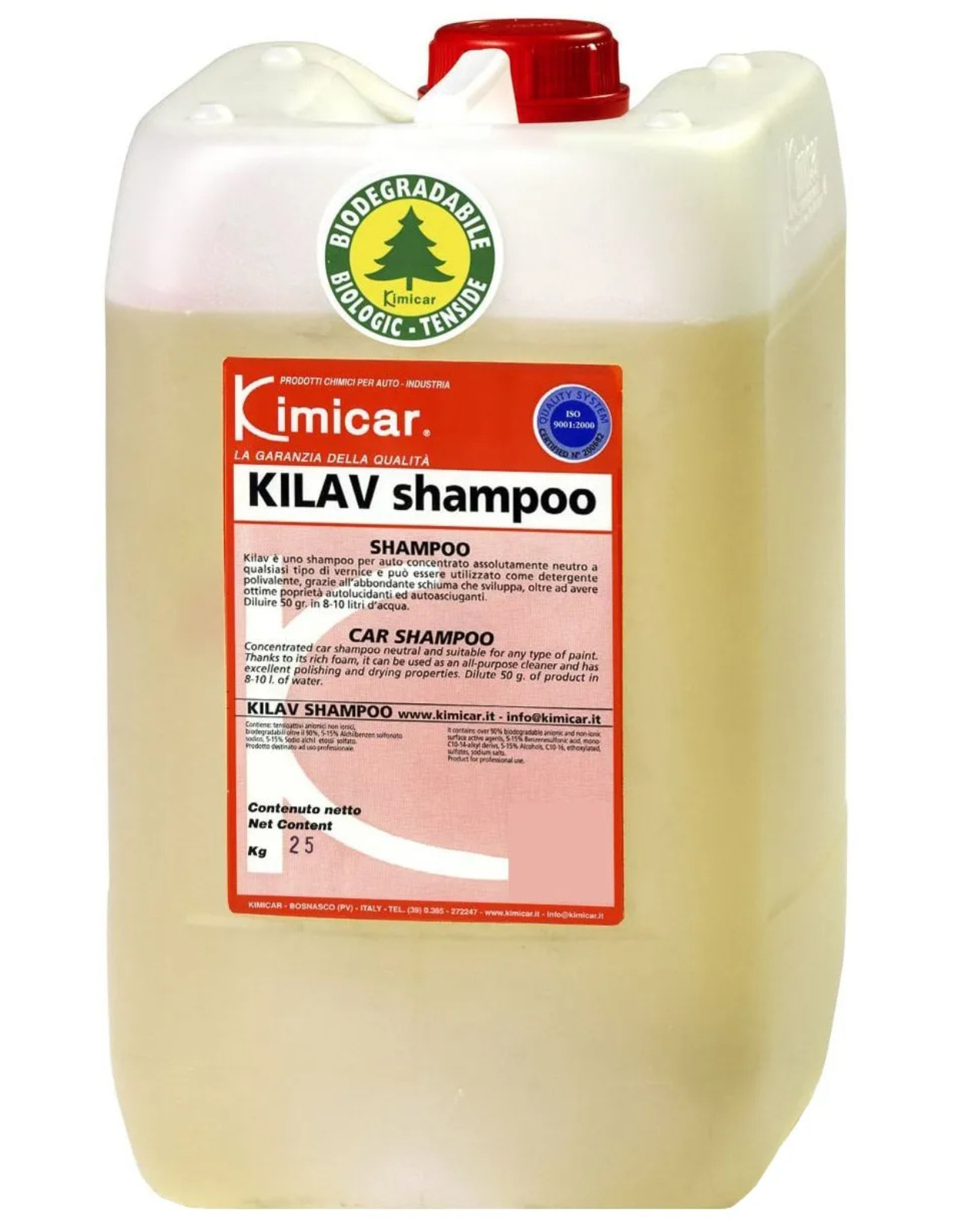 Kimicar KILAV SHAMPOO koncentrovaný autošampón 12 kg