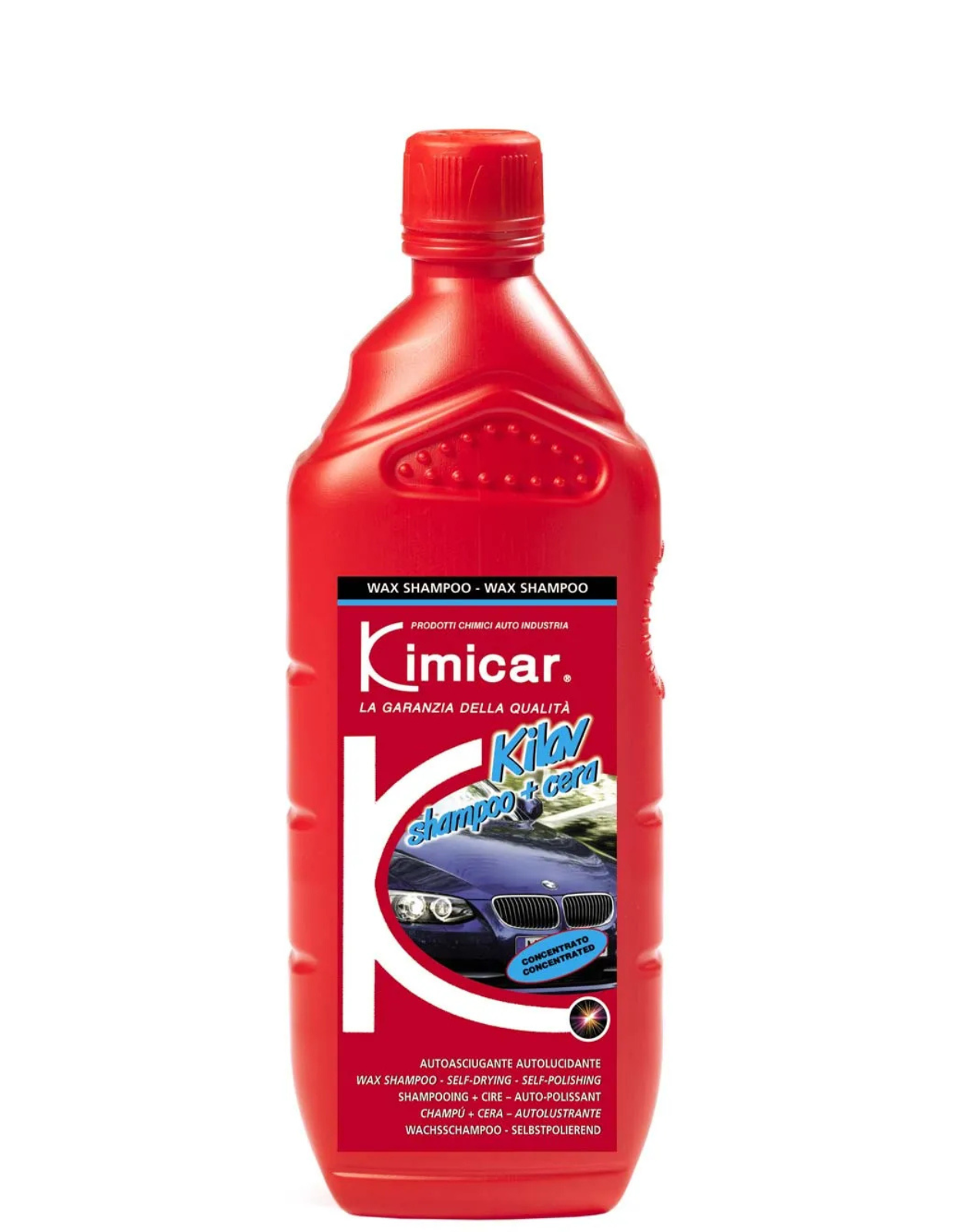  Kimicar SHAMPOO + CERA koncentrovaný autošampón s voskom 1000 ml