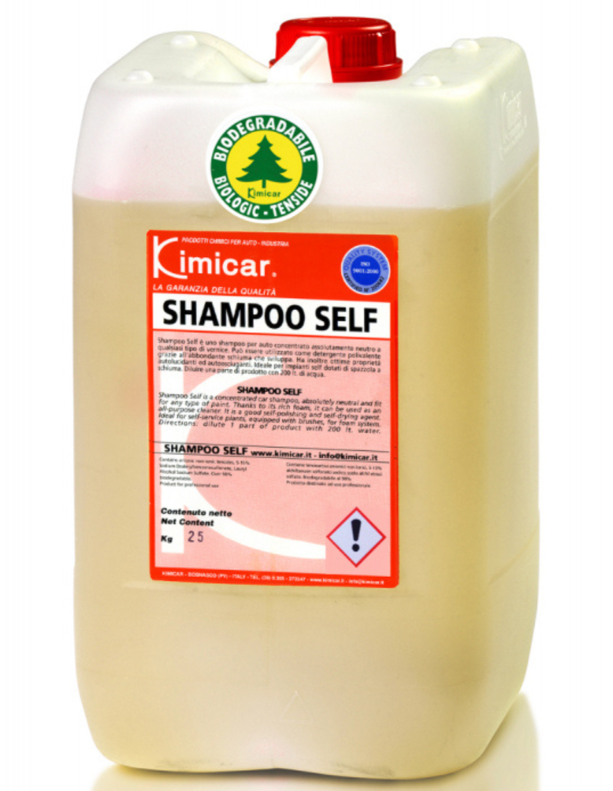  Kimicar SHAMPOO SELF koncentrovaný autošampón pre samoobslužné autoumyvárne 25 kg