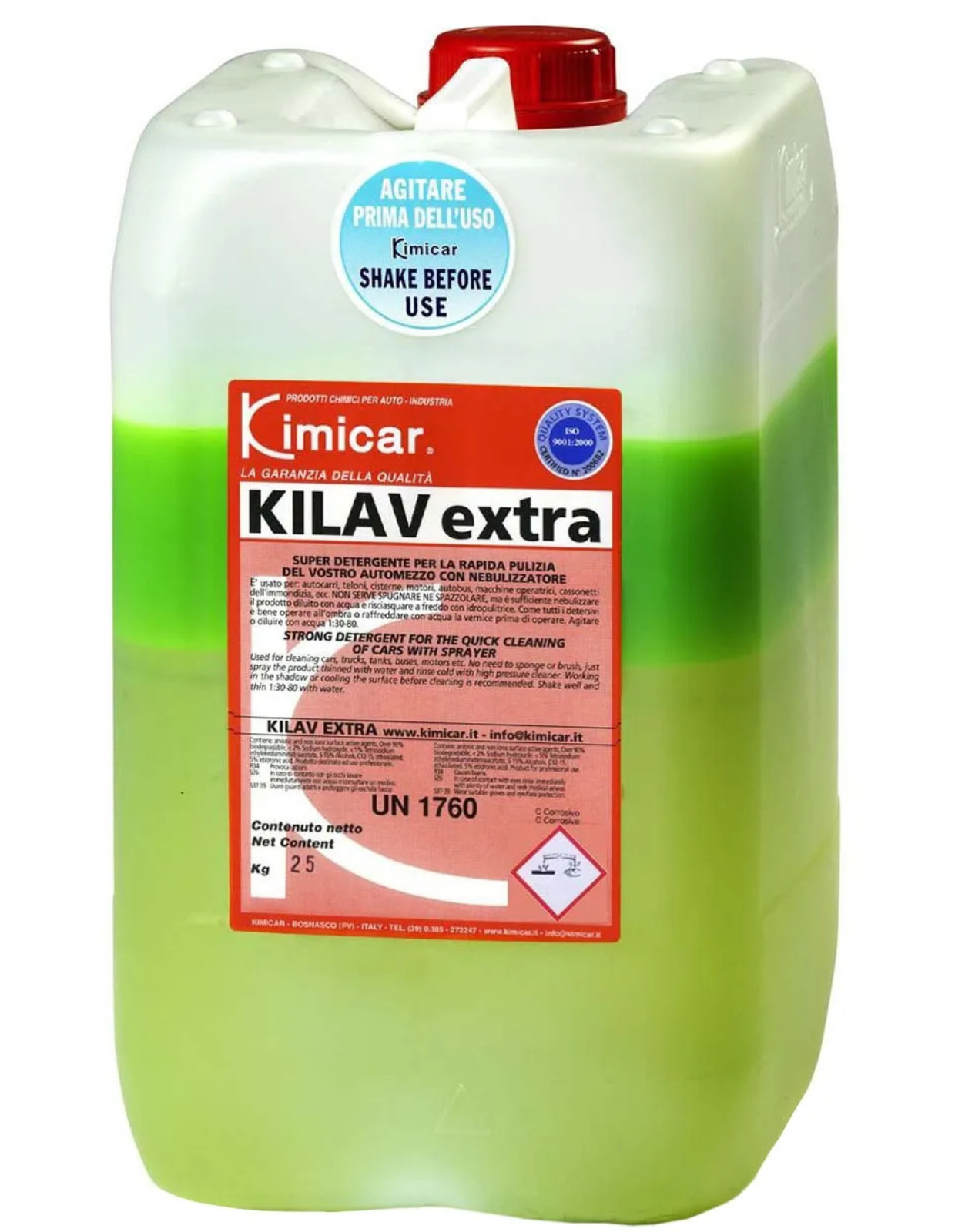Kimicar prípravok na umývanie osobných a nákladných vozidiel KILAV EXTRA 25 kg