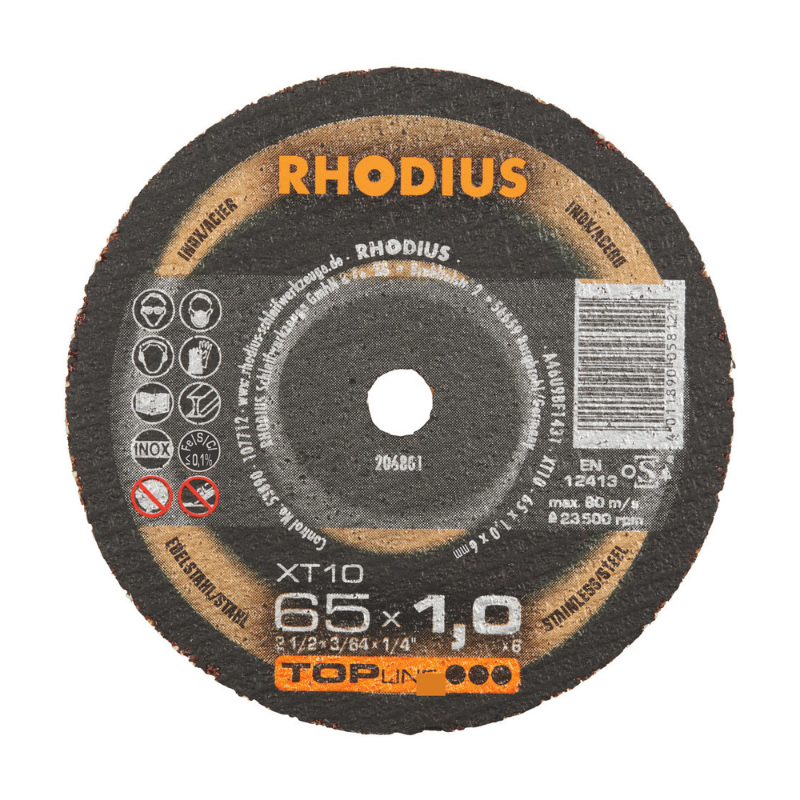 MINI rezný kotúč XT10 RHODIUS 65mm / 1 mm 