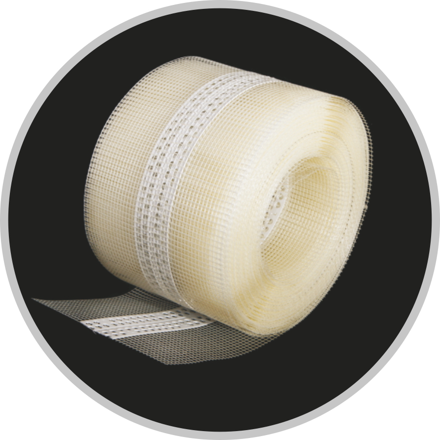 TopKraft Profil rohový RPSF 100x100 PVC so sieťkou FLEXI 25m