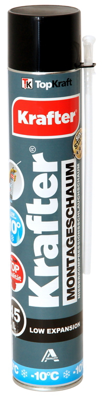 TopKraft Pena mont.celoročná nízkorozť.hadičková 750ml 