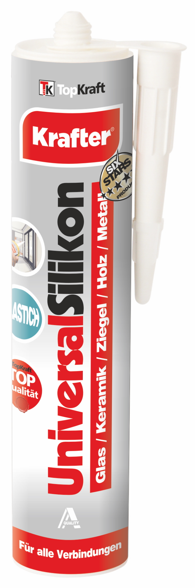TopKraft Silikón univerzálny bezfarebný 300 ml